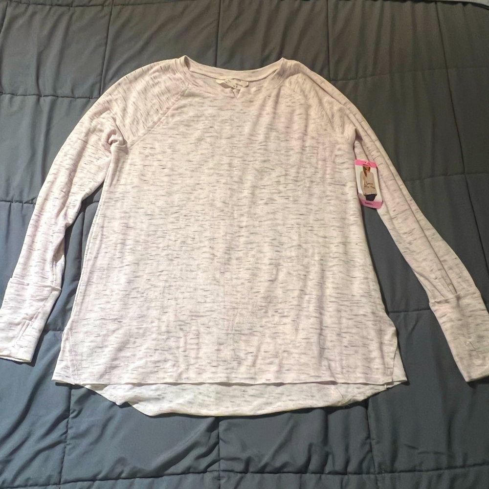 Pink long sleeve t-shirt